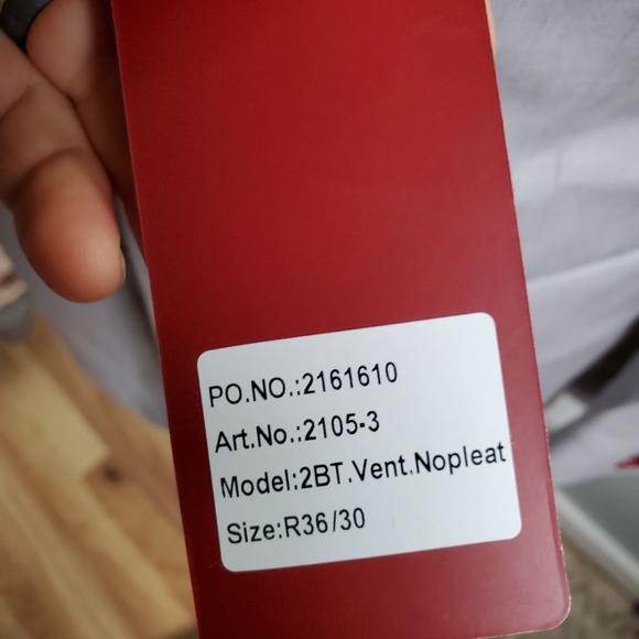 (NWT) Renoir Light Gray 2 pice suit 36R W30 - Picture 4 of 9